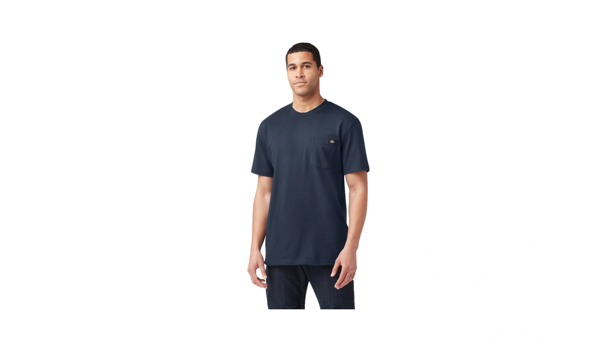 Dickies Men's Heavyweight Crew Neck Short Sleeve Tee Big-tall,dark Navy,3x-large