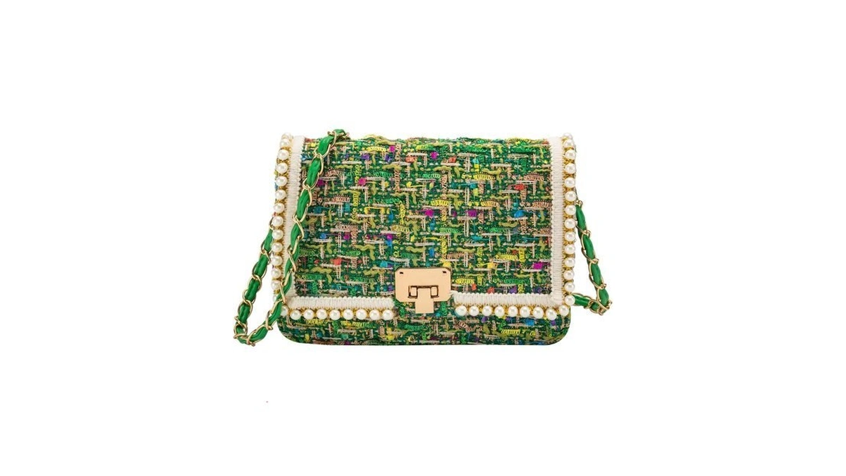 Dfjxxx Shoulder Bag Chain Purse For Women, Fashion Clutch Crossbody