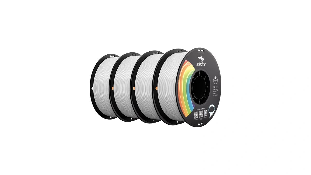 Creality Pla+ Filament 1.75mm 4kg, 3d Printer Filament 4 Pack