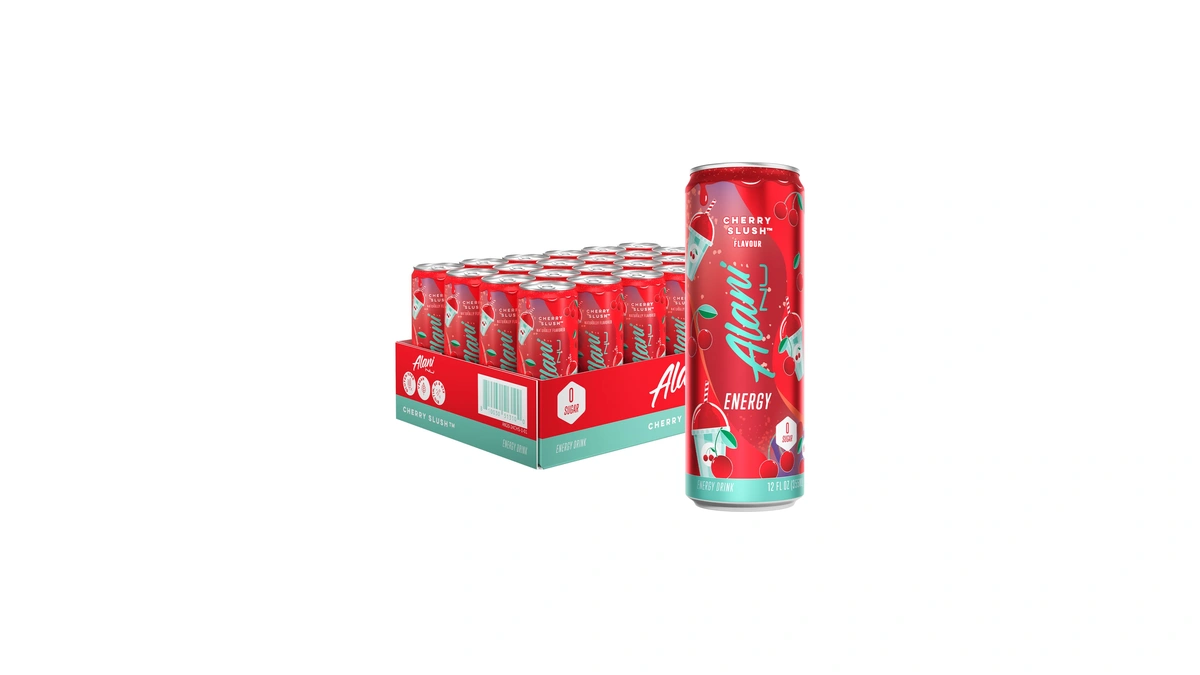 Alani Nu Cherry Slush, Sugar Free, Low Calorie Energy Drinks,