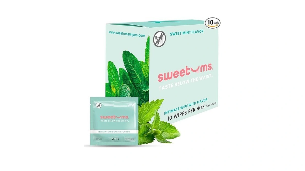 Sweetums Flavored Feminine Wipes For Women, Individually Wrapped - Ph