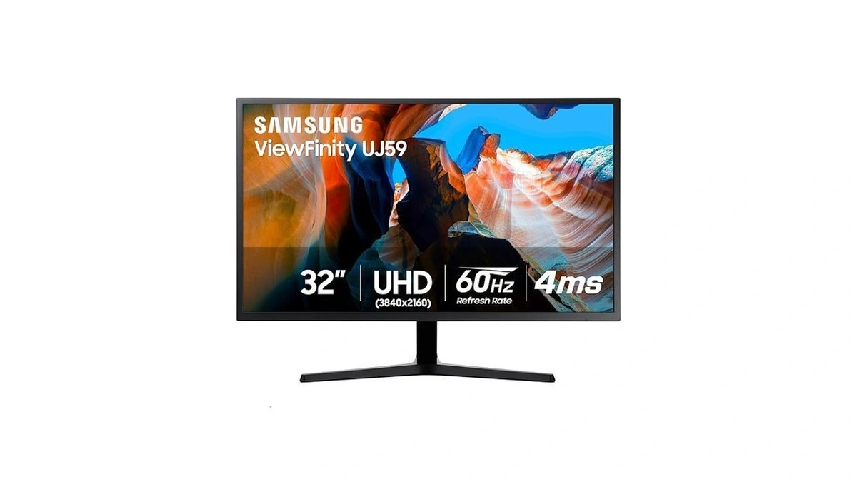 Samsung 32" Uj59 Series 4k Uhd (3840x2160) Computer Monitor,va Panel,