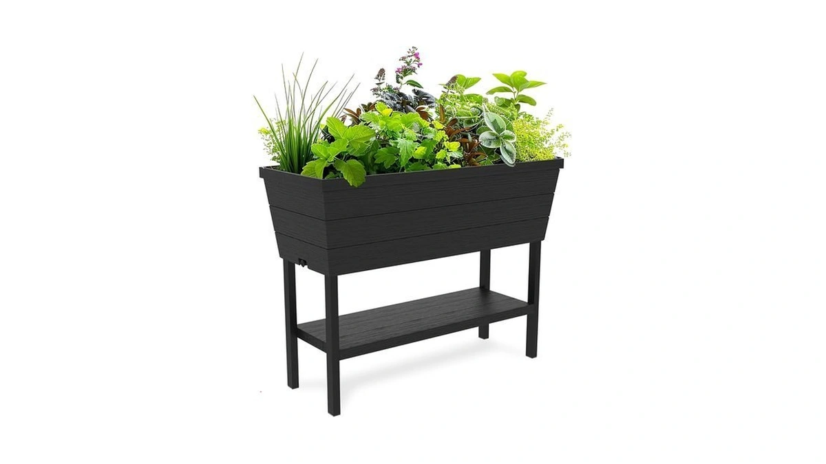 Keter Urban Bloomer 12.7 Gallon Raised Garden Bed And Outdoor