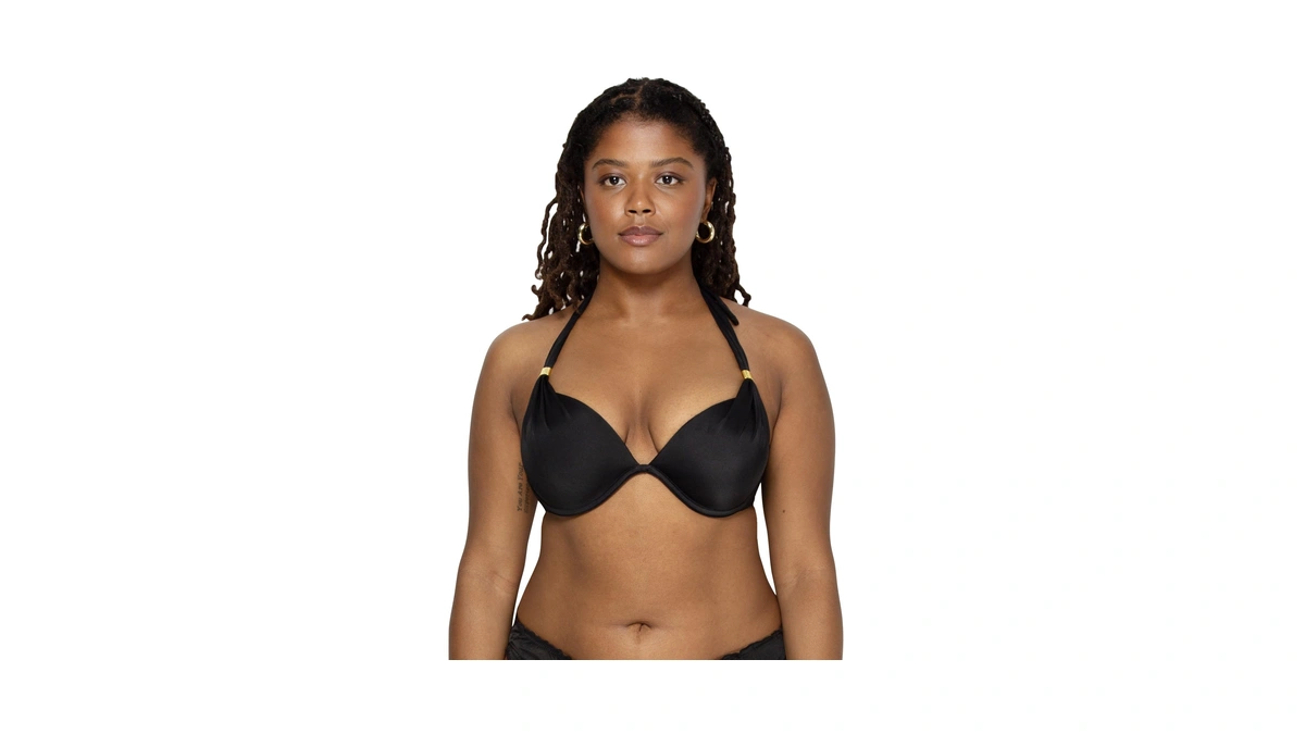 Smart & Sexy Women's Swim Secret Mega Push-up Halter Bikini