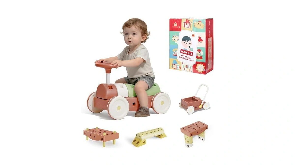 Tavlshero 41 Pcs Stem Diy Building Blocks For Toddlers, Giant