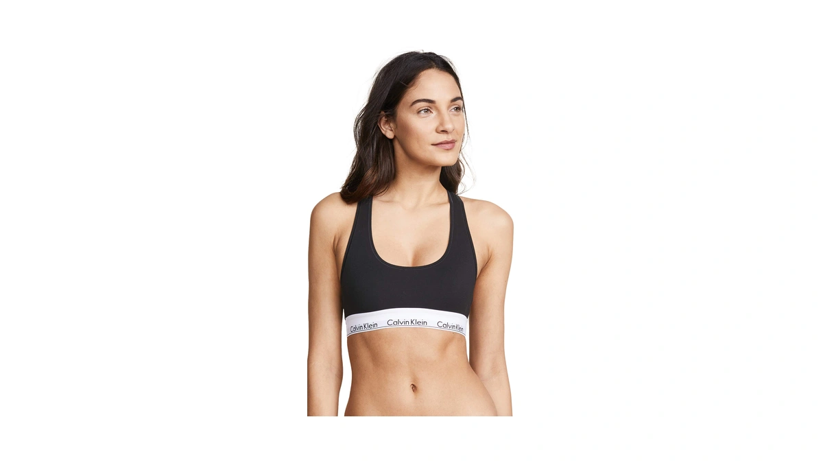 Calvin Klein Women's Polyester & Elastane Non-wired And Non-paded Bralette
