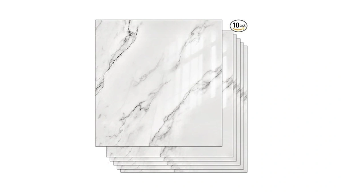 Abyssaly Peel And Stick Backsplash Tiles, 10-sheet 11.8"x 11.8" Pvc