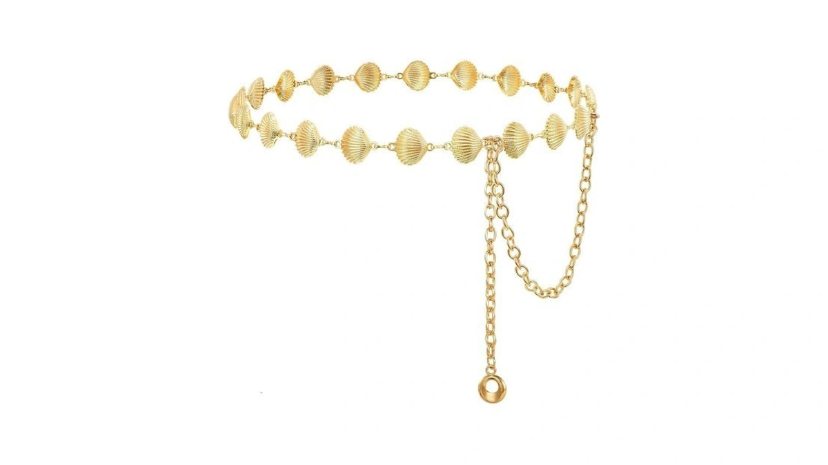 Whippy O-ring Metal Waist Chain Belt Women Fashion Adjustable Body