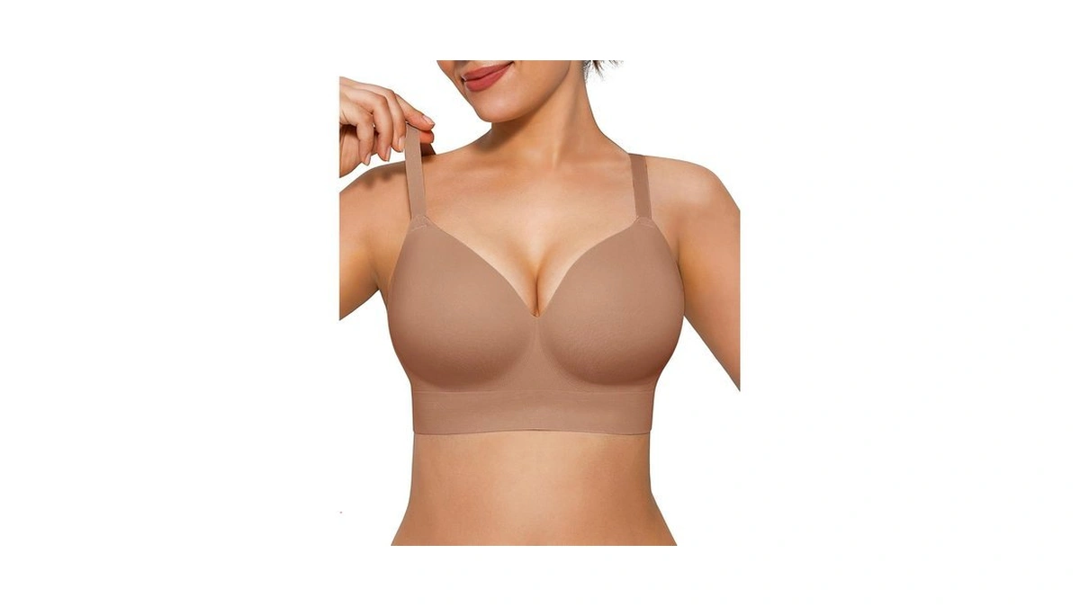 Popilush Womens Push Up Bra Wireless Seamless No Underwire Bras