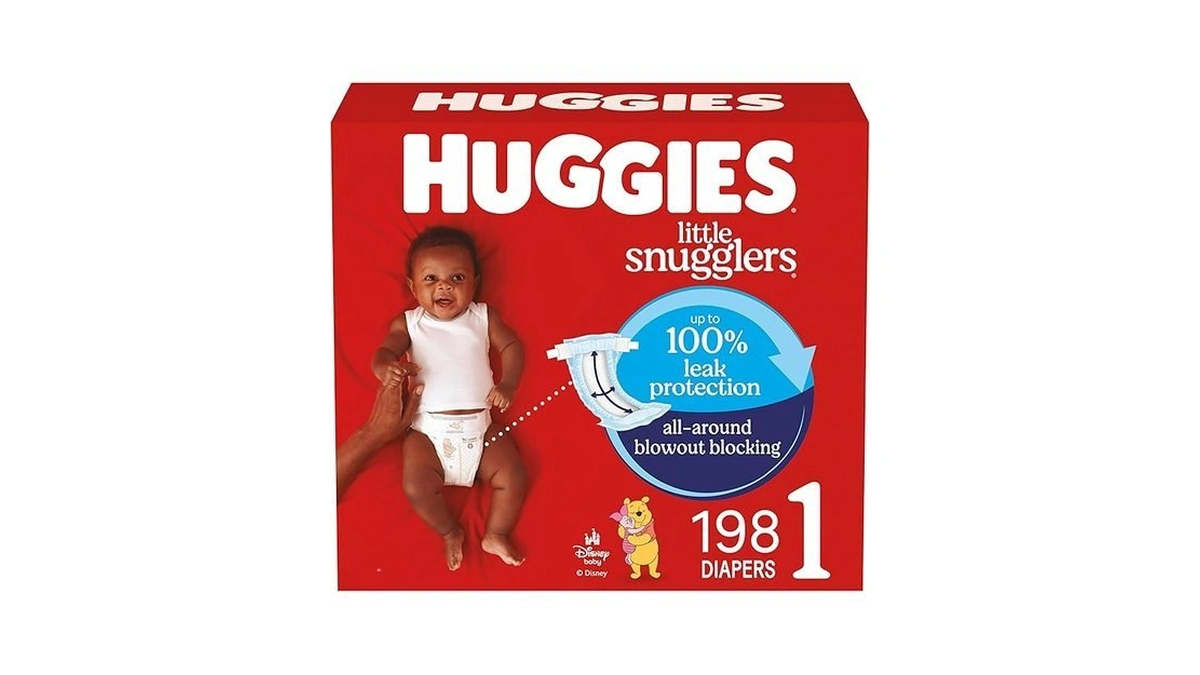 Huggies Size 1 Diapers, Little Snugglers Diapers, Size 1 (8-14
