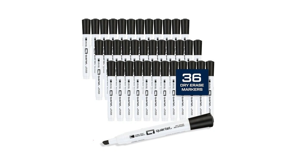 Quartet Dry Erase Markers, Chisel Tip White Board Dry Erase