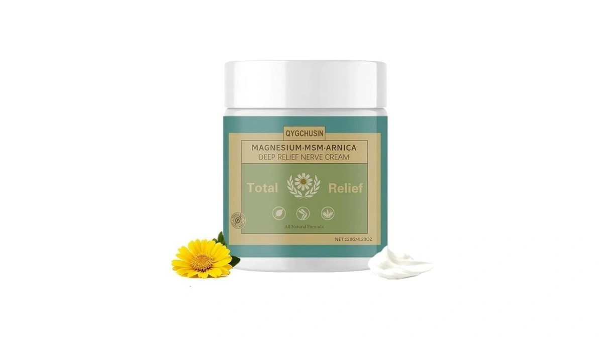 Qygchusin Total Relief Magnesium Soothing Cream,magnesium Chloride With Arnica,msm |