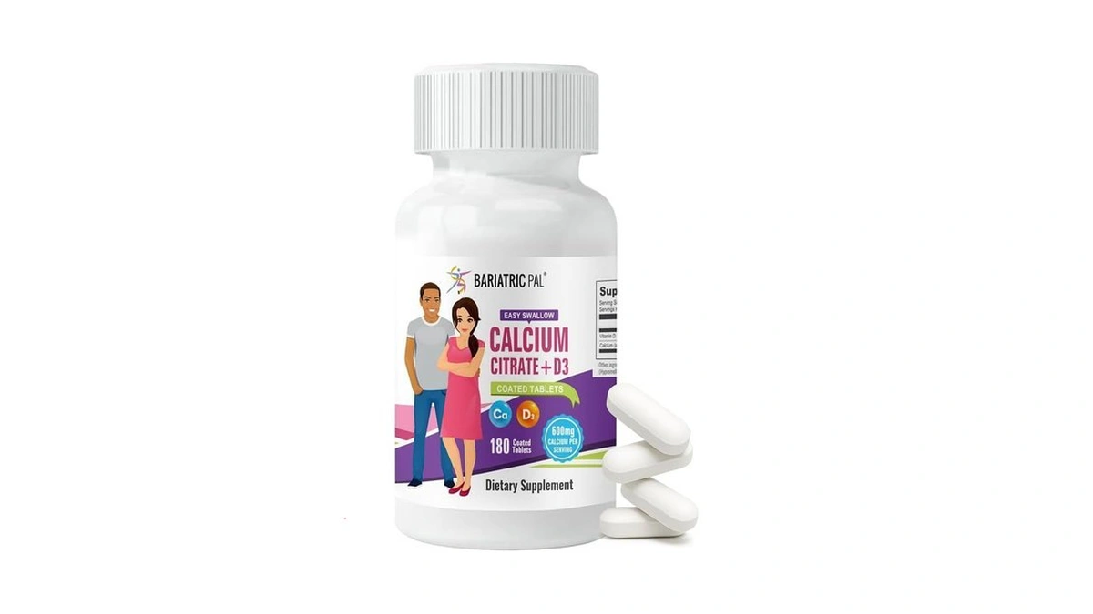 Bariatricpal Easy Swallow Calcium Citrate (600mg) And D3 Coated Tablets