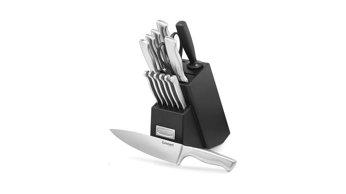 Cuisinart 15-piece Stainless Steel Hollow Handle Block Set, C77ss-15pk