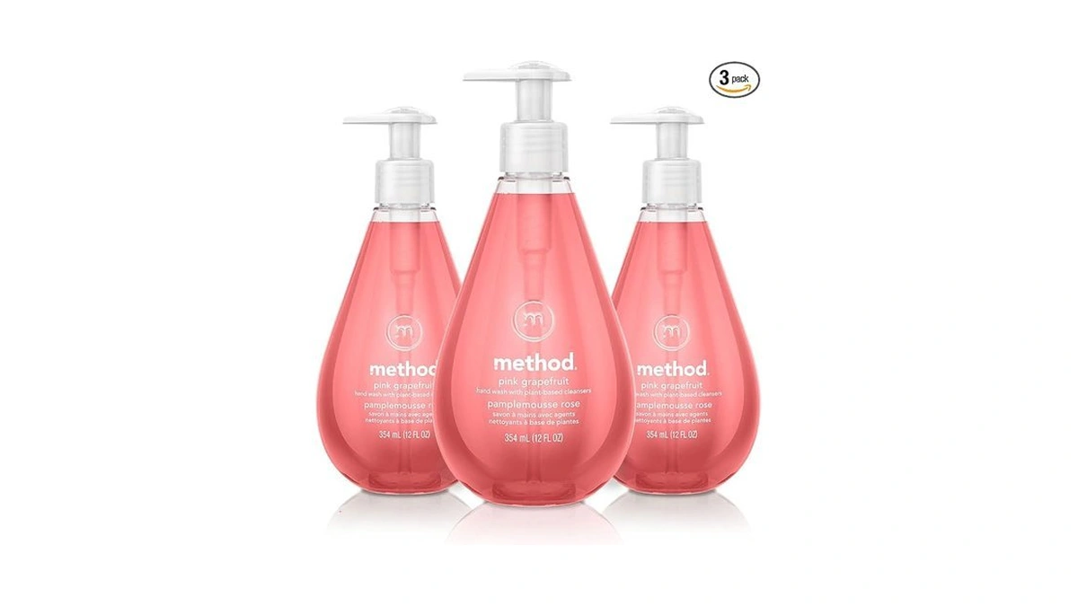 Method Gel Hand Soap, Pink Grapefruit, 12 Ounce (pack Of