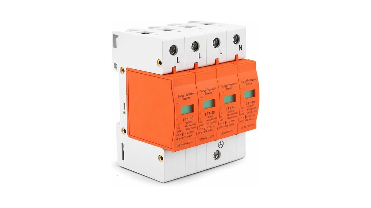 Oumefar 4 Pole Ac 420v House Protector 40ka Low-voltage Arrester