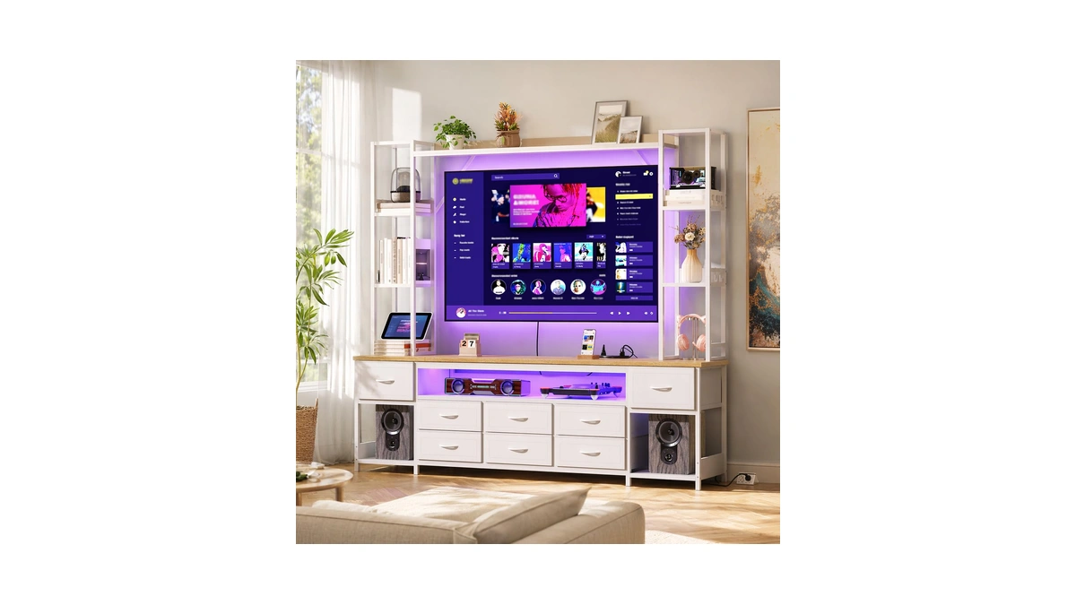 Ralgend Large Entertainment Center For Living...