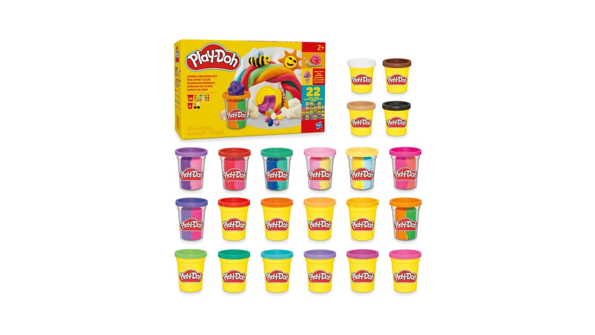 Play-doh 22 Pack Ultimate Color Variety, Bulk Assorted Colors, 2