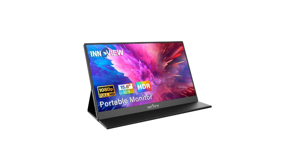Innoview Portable Monitor, 15.6 Inch Fhd 1080p Hdmi Usb C