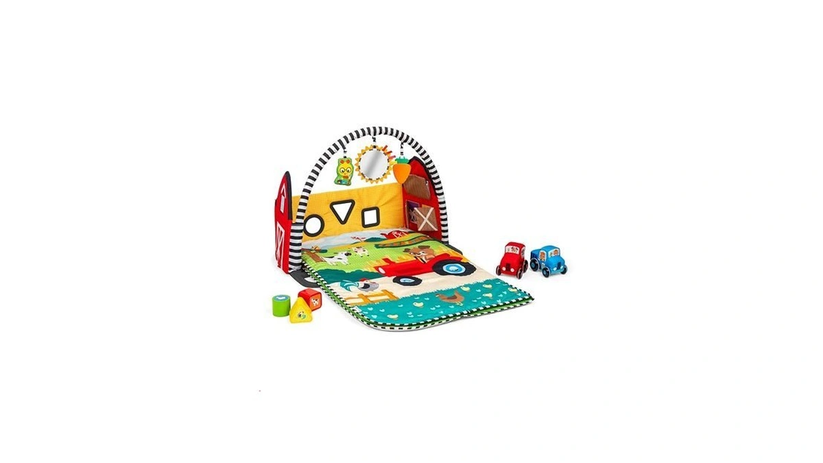 Baby Einstein Busy Barnyard Grow With Me Baby Play Gym