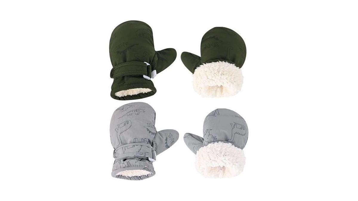Weradau Fleece Lined Mittens For Baby Boys Girls,baby Toddler Little