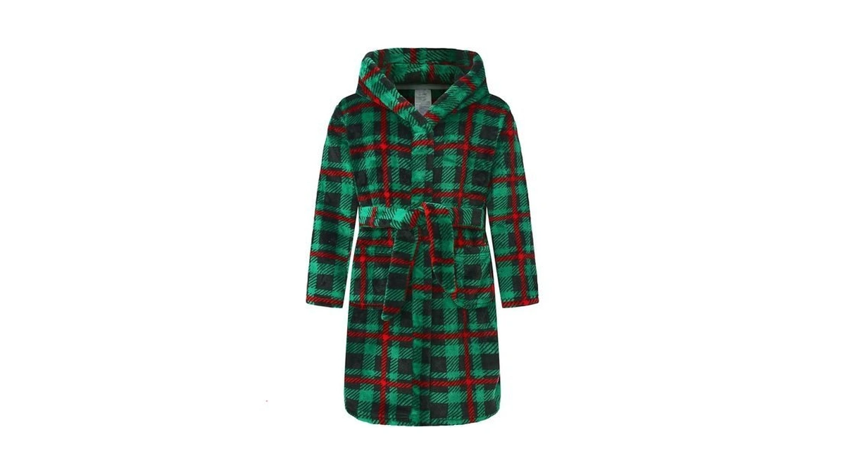 Cjmjxph Kids Robe Boys Hooded Fleece Sleep Robe Animal Soft