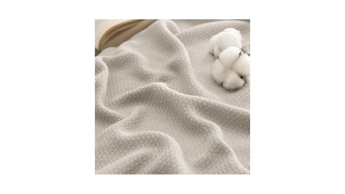 Bedsure Gentlesoft 100% Cotton Blanket King Size For Bed -