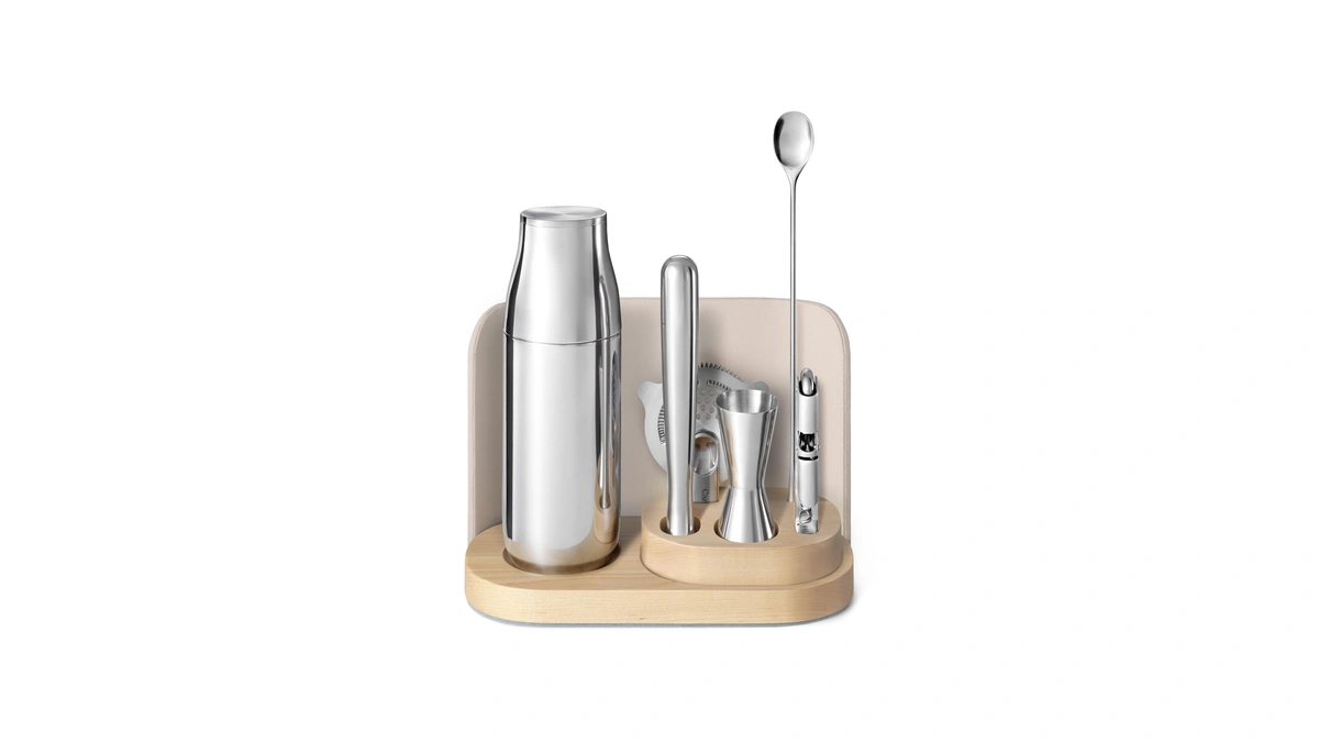 Caraway 9-piece Complete Bar Set - Cocktail Shaker, Jigger, Muddler,