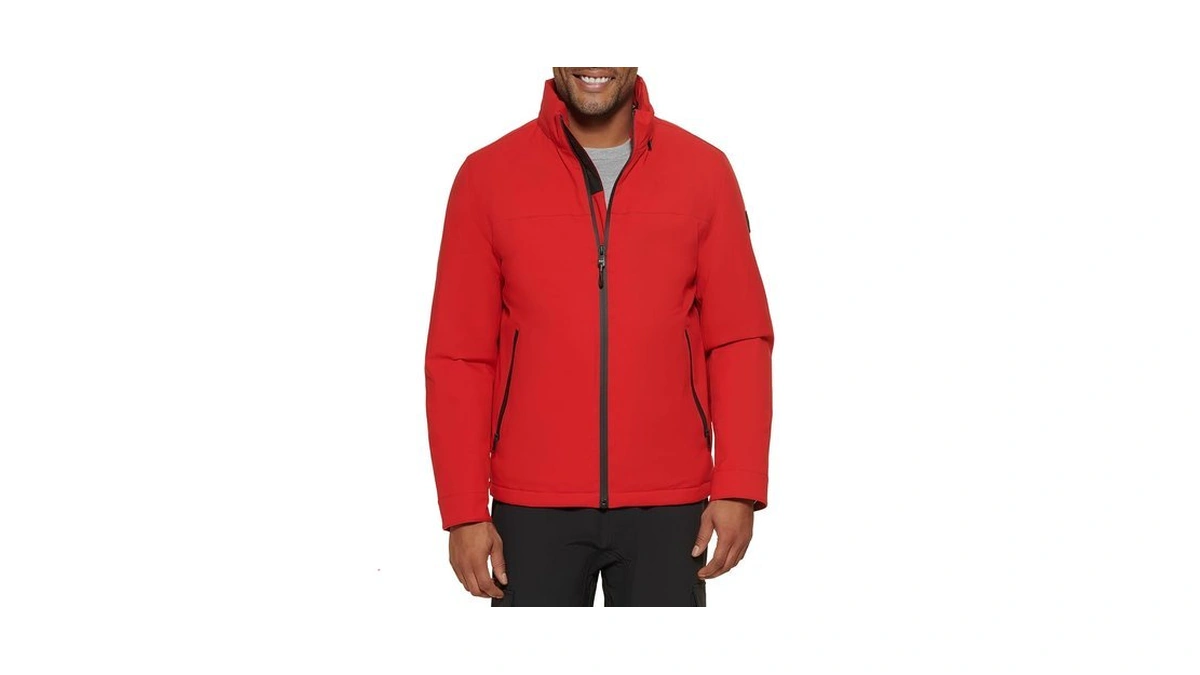 Dkny Mens All Manâ’s Lightweight Water Resistant With Zip Out