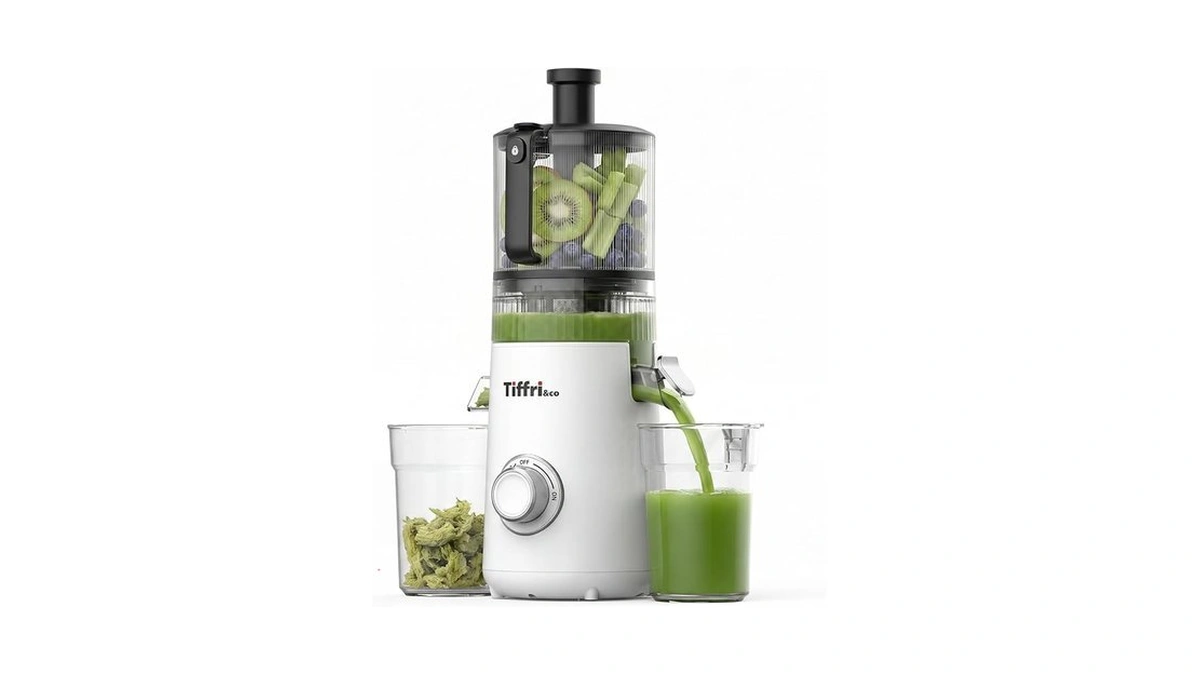 Tiffri&co Cold Press Juicer, Masticating Juicer For Fruits And Vegetables