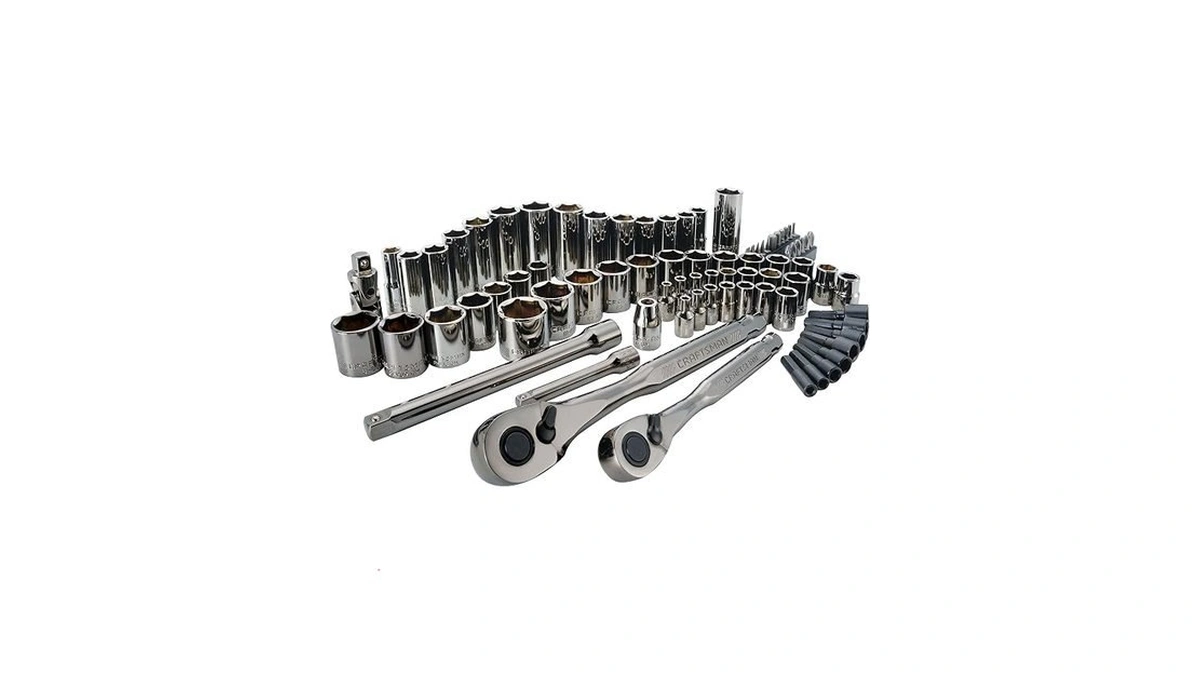 Craftsman Mechanics Tool Set, 1/4" & 3/8" Drive, Sae/metric, 81