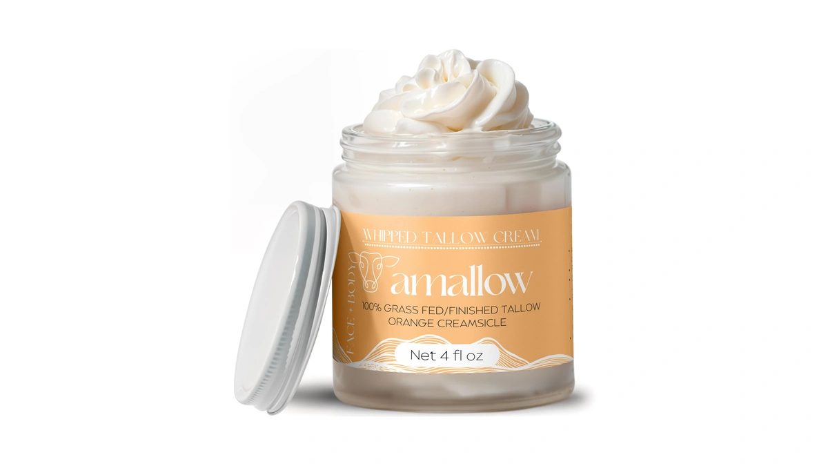 Amallow 100% Grass Fed Beef Tallow For Skin Care -