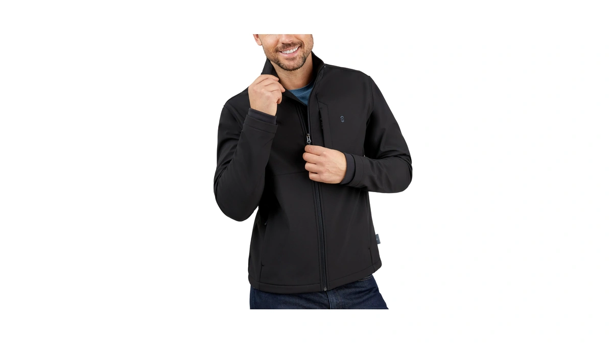 Free Country Men's Softshell Jacket Water & Wind Resistant Insulated