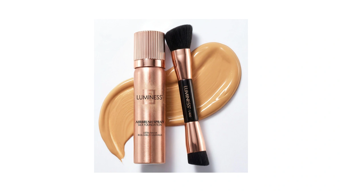 Luminess Silk Airbrush Spray Foundation & Buffing Brush Kit –