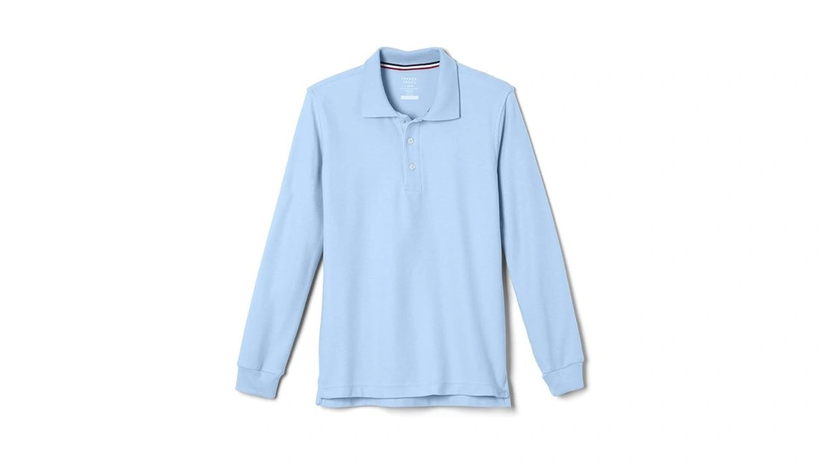 French Toast Boys' Pique Polo School Uniform Shirt With Long