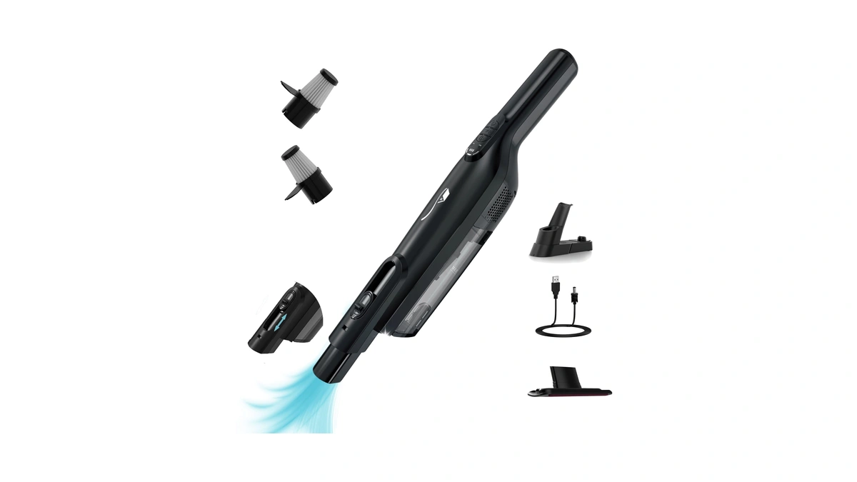 Ayontin Cordless Handheld Vacuum, Lightweight Portable Hand Vacuum Cleaner With