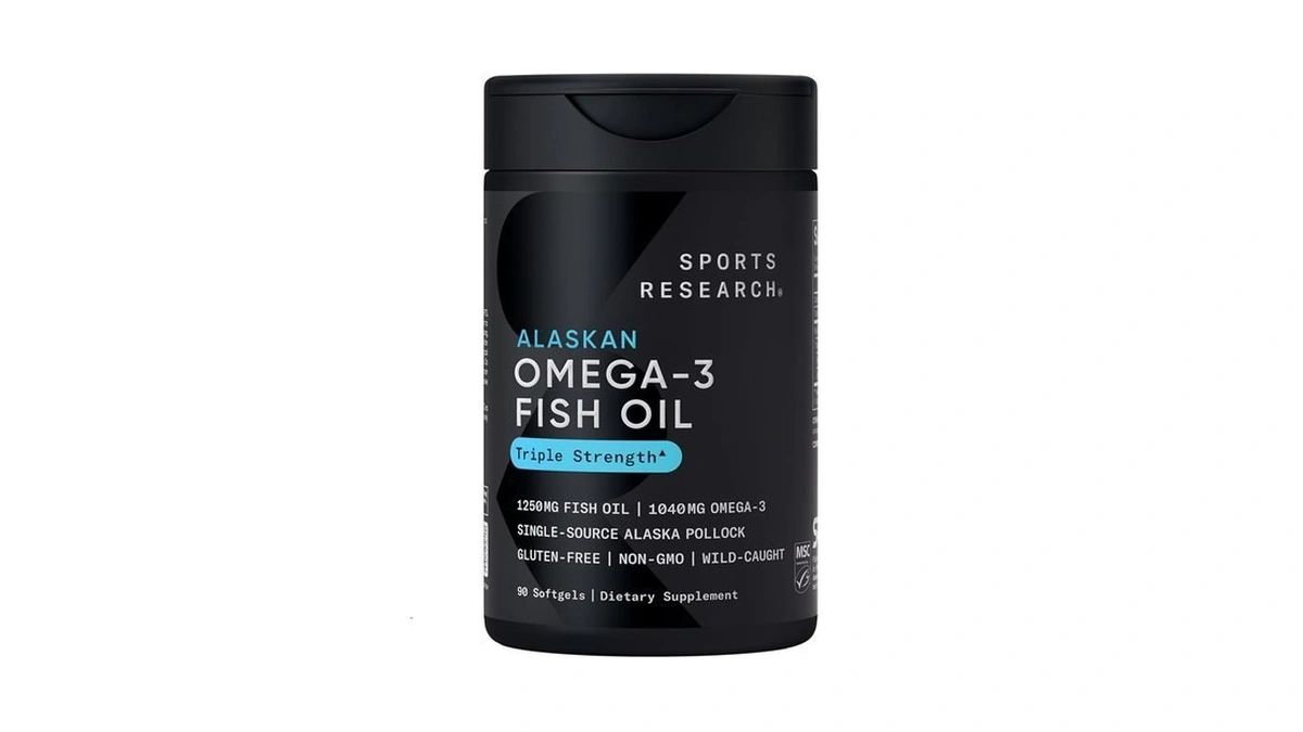 Sports Researchยฎ Omega-3 Fish Oil 1250 - Triple Strength Fish