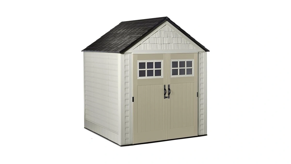 Rubbermaid 7 Foot By 7 Foot Weatherproof Outdoor Storage Shed