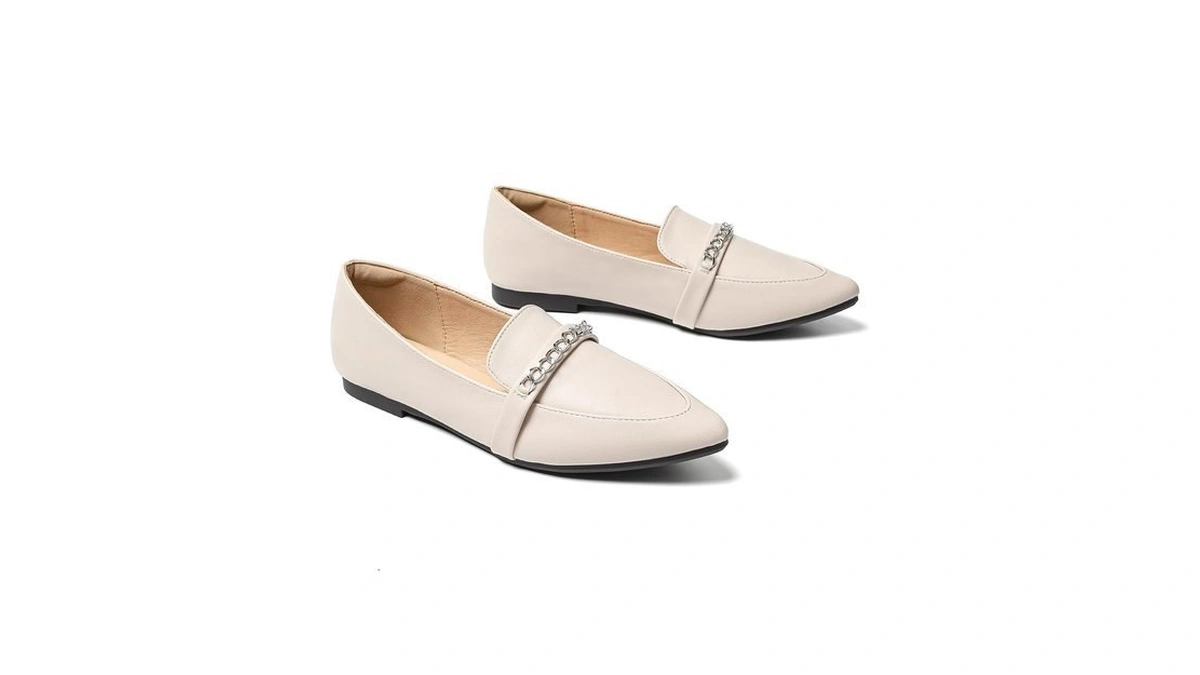 Rivsoi Comfortable Womens Flat Shoes, Pointed Toe Women Loafers Lightweight