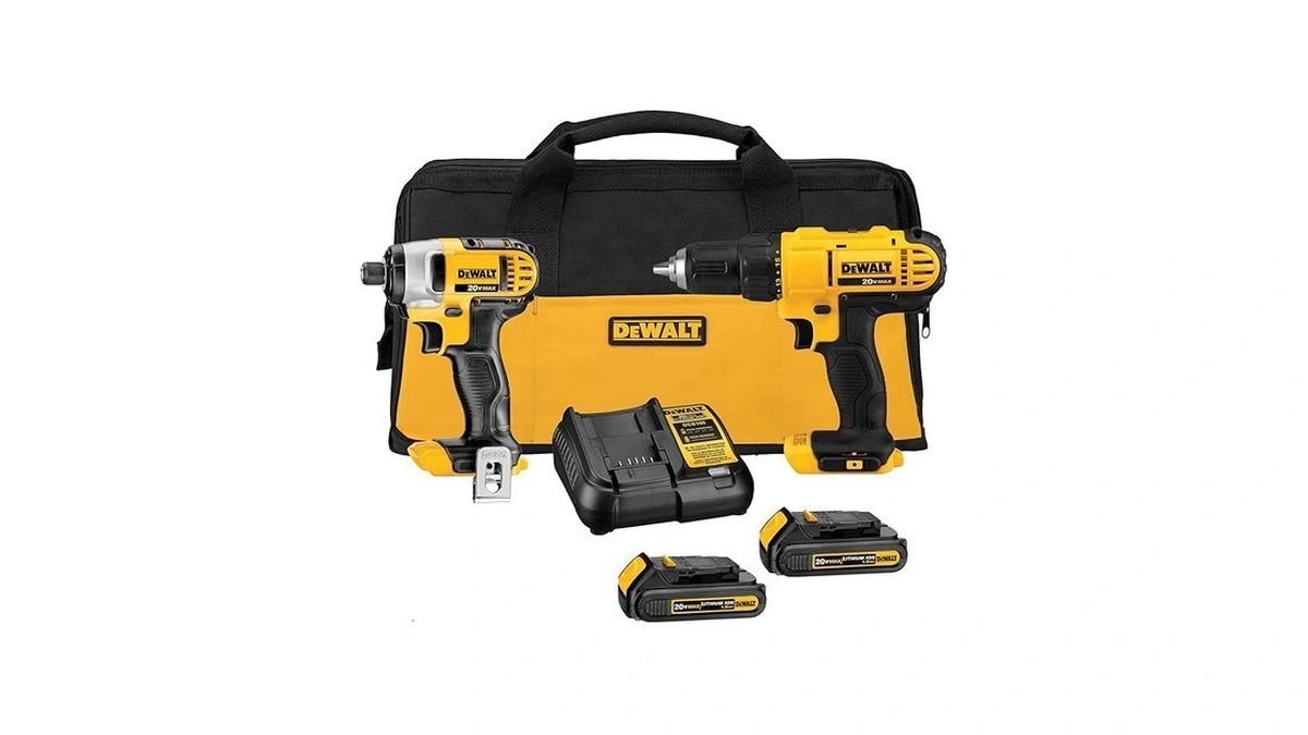 Dewalt 20v Max Cordless Drill And Impact Driver, Power Tool