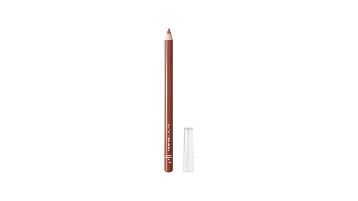 E.l.f. Cream Glide Lip Liner, Highly-pigmented Pencil For Shaping &