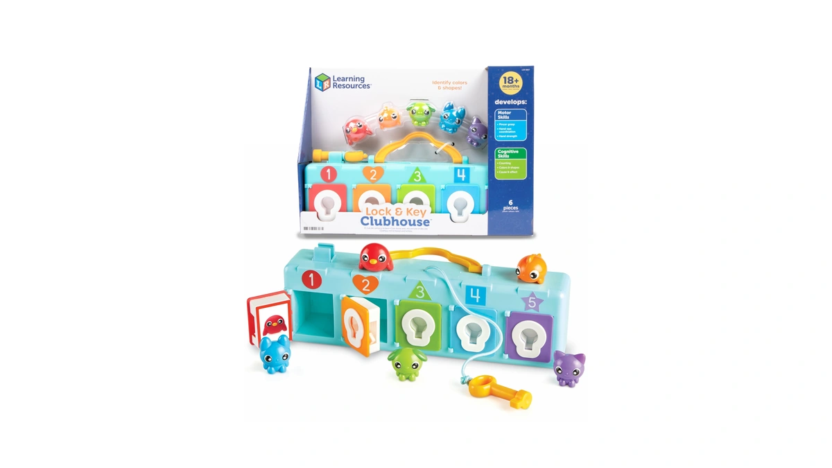 Learning Resources Lock & Key Clubhouse, Counting And Fine Motor