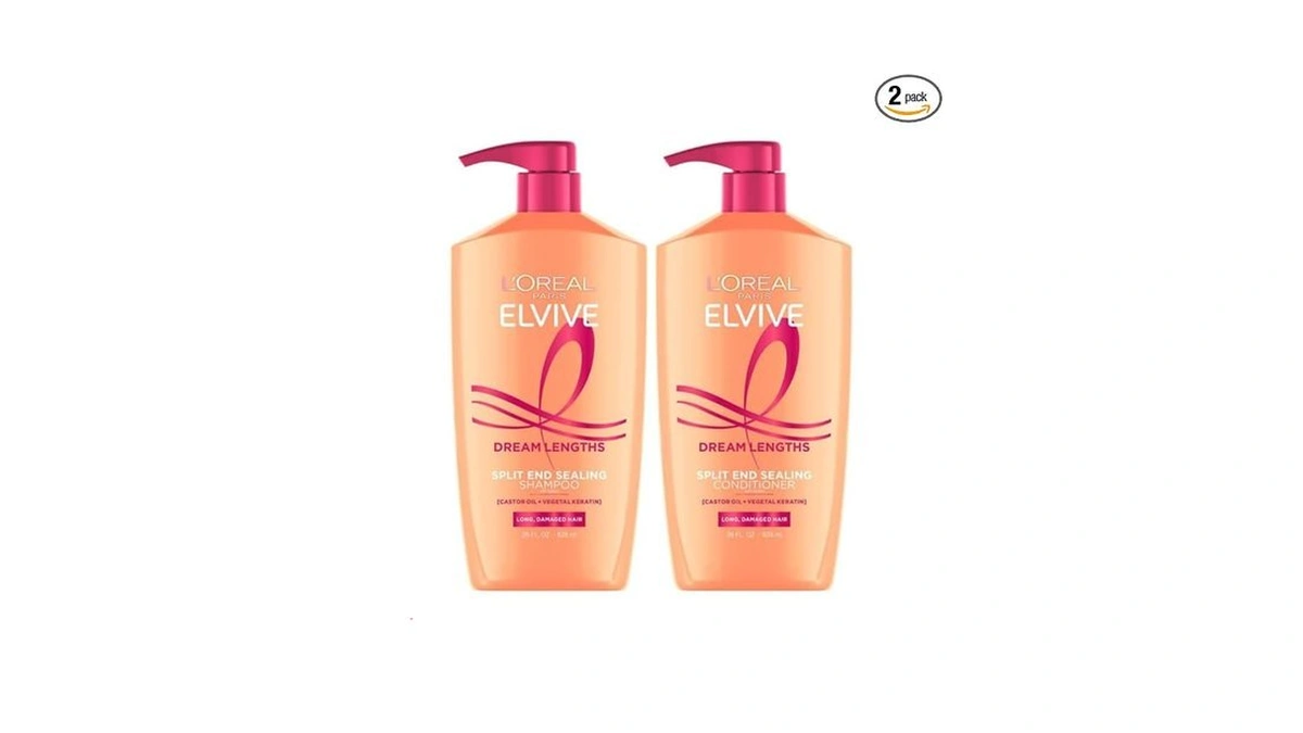 L'oreal Paris Elvive Dream Lengths Shampoo And Conditioner Set, Seals