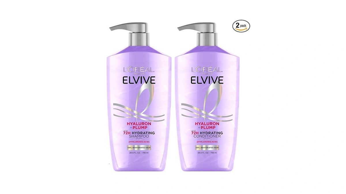 L'oreal Paris Elvive Hyaluron Plump Shampoo And Conditioner Set For