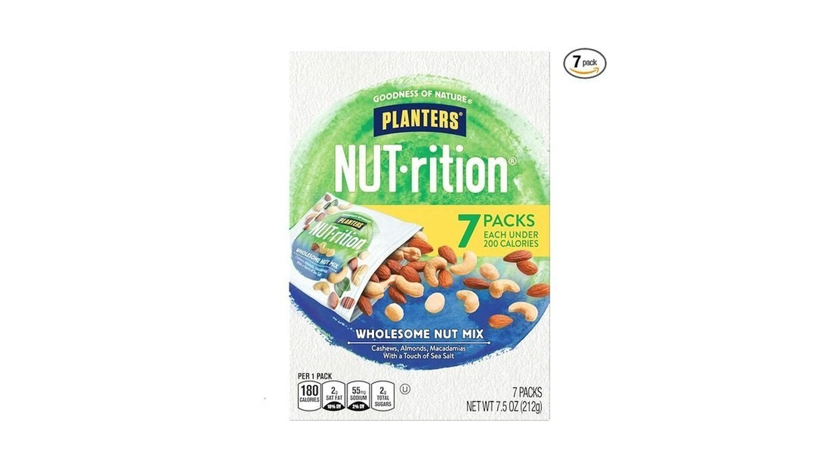 Planters Nut-rition Wholesome Nut Mix, 7.5 Oz Box (contains 7