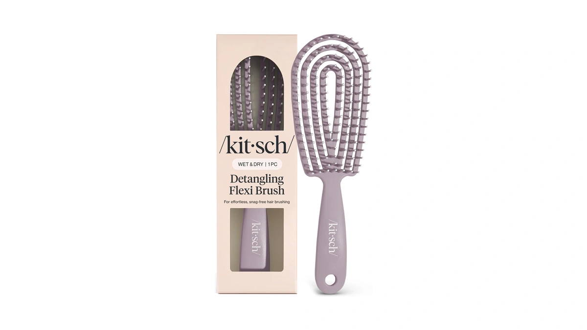 Kitsch Hair Brush Detangler – Flexi Flow Hair Brush For