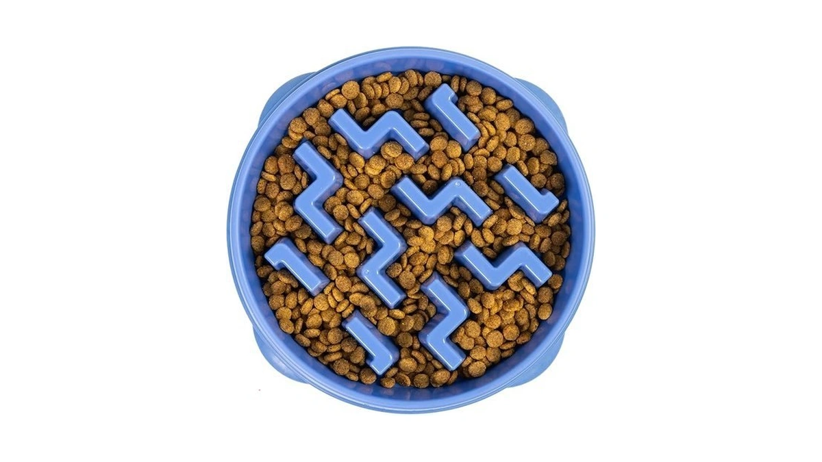 Outward Hound Fun Feeder Slo Bowl – Large 4‑cup Capacity,