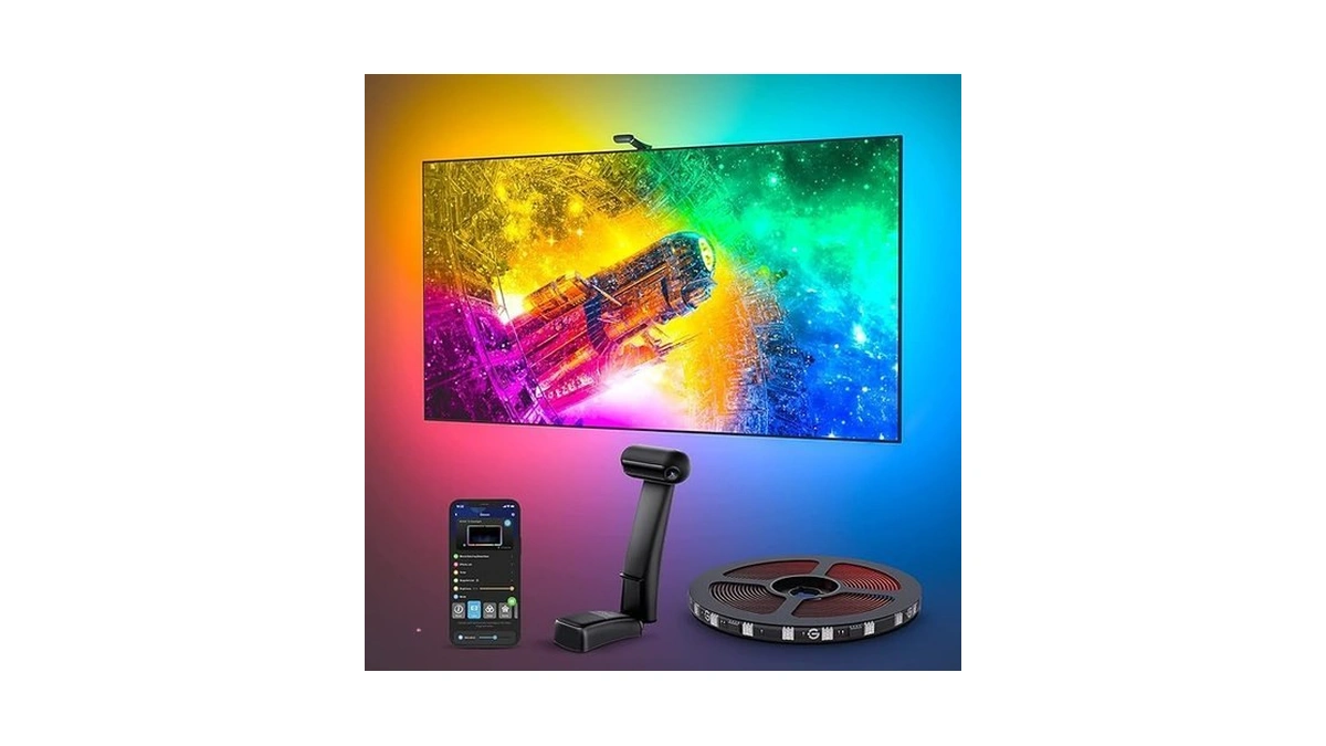 Govee Envisual Tv Led Backlight T2 With Dual Cameras, 11.8ft