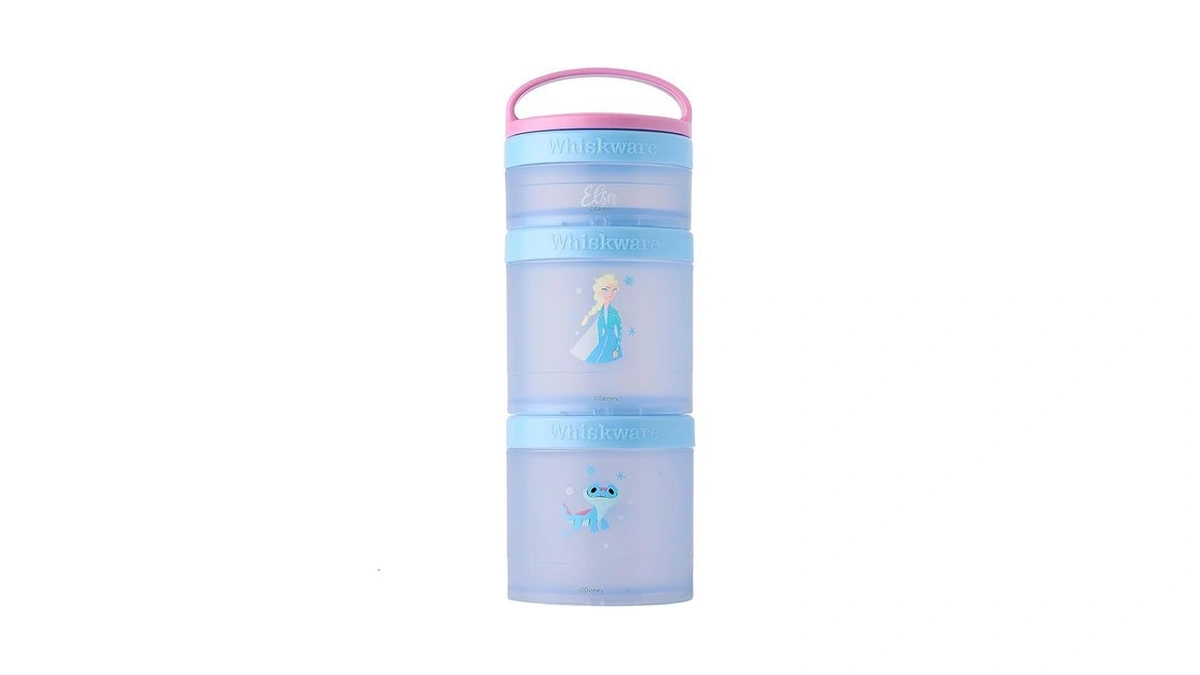 Whiskware Disney Princess Frozen, Stackable Snack Containers For Kids, 3
