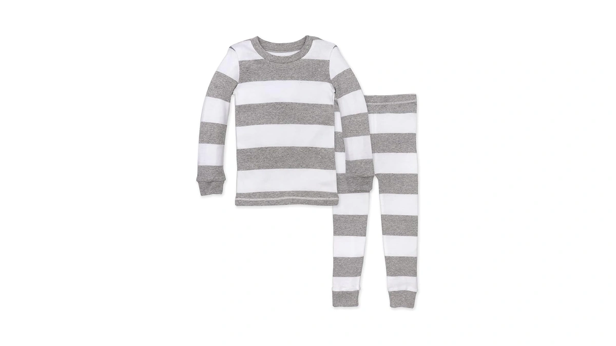 Burt's Bees Baby Baby Boys Pajamas, Tee Pant 2-piece Pj